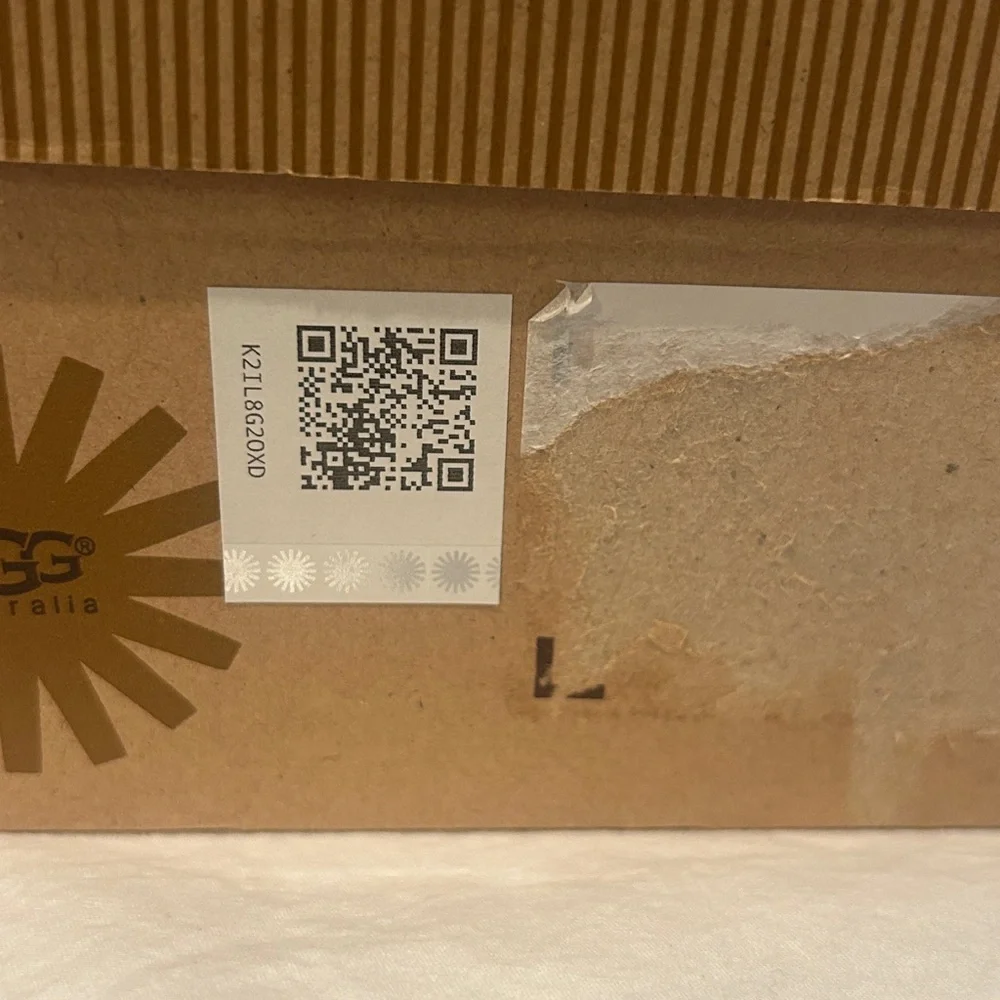 UGG Kids Brown Suede Slippers - Picture 5 of 7